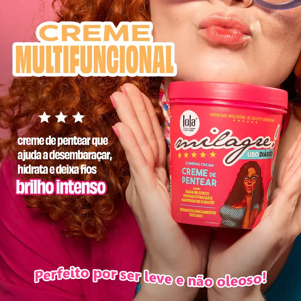 Lola Milagre Creme de Pentear 450g 2 Lola Milagre Creme de Pentear 450g 01