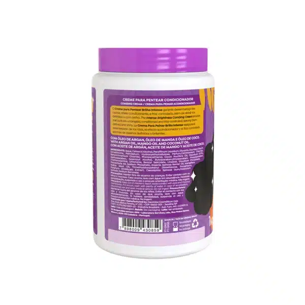 Salon Line Brilho Intenso Creme Para Pentear 1kg 02