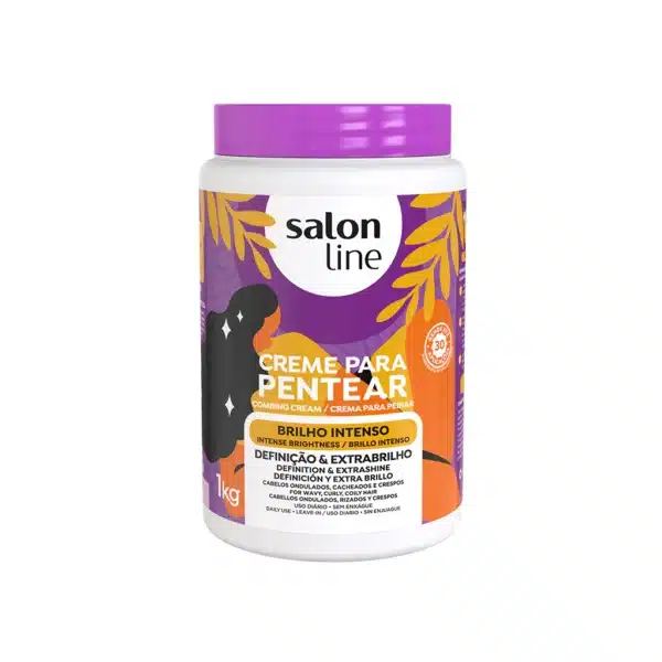Salon Line Creme De Pentear Brilho Intenso 1Kg