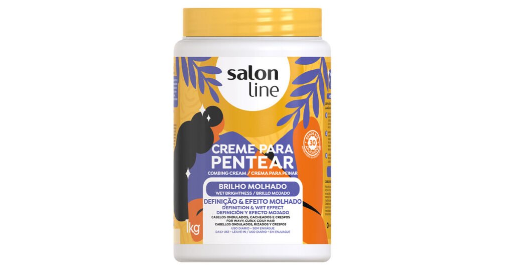 Salon Line Creme Para Pentear Brilho Molhado
