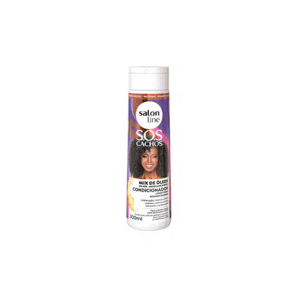 Salon Line SOS Cachos Mix de Óleos Condicionador 300ml