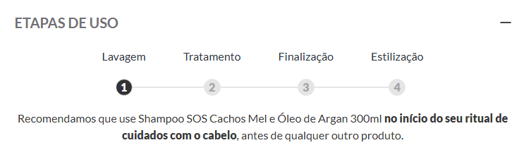 Shampoo SOS Cachos Mel e Óleo de Argan 300ml