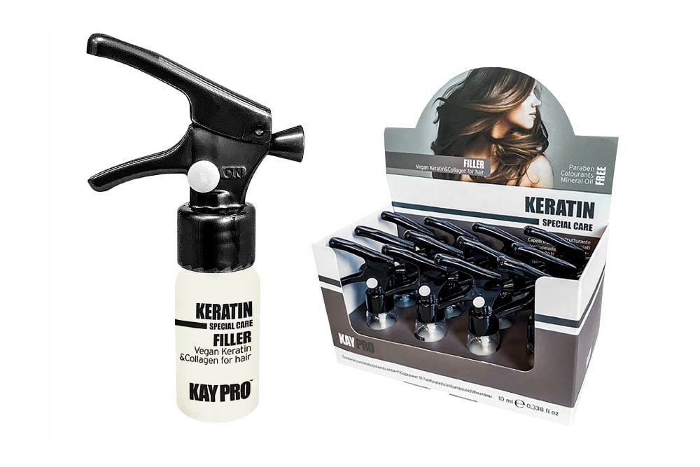 Fluído Reestruturante Kaypro Queratina e Colágeneo 12 x 10 ml 1 18021712