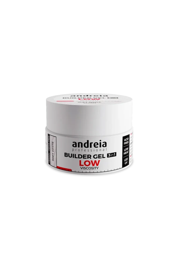 Andreia Professional Builder Gel Low 3 in 1 Soft White