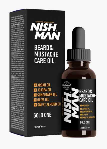NISHMAN Óleo de Barba Gold One 30ML 2 NISHMAN
