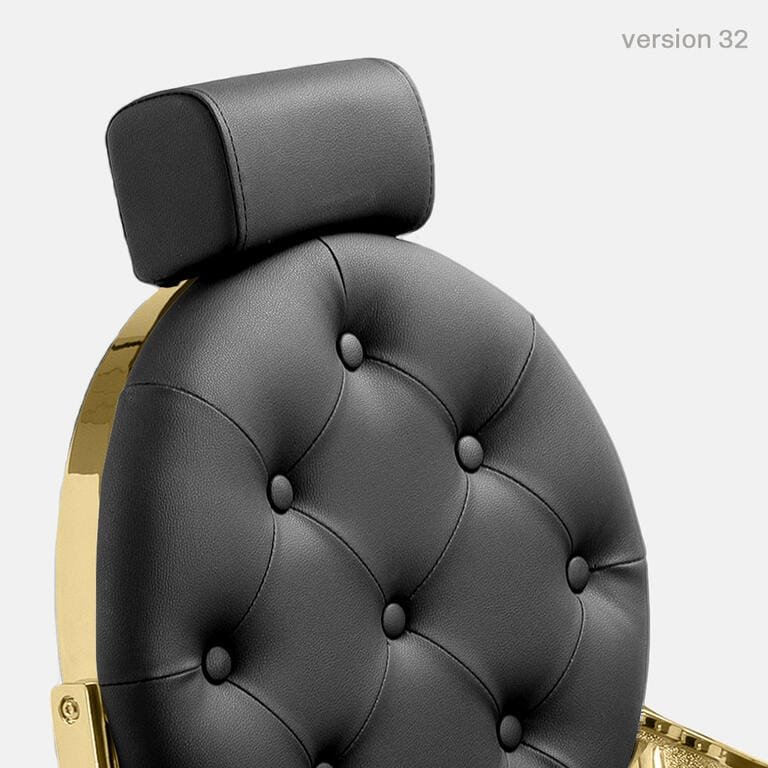 Cadeira Barbeiro MAE GOLD - BLACK 3 15200147 06