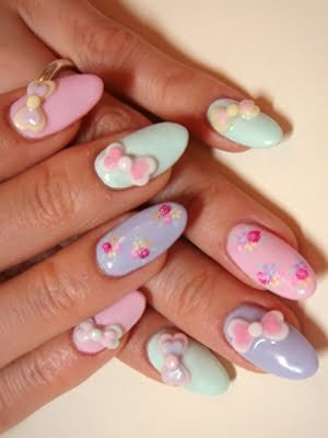 lovely nail art 7 thumb