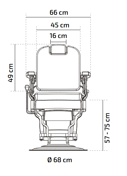 Mark - Cadeira de Barbeiro 8 image