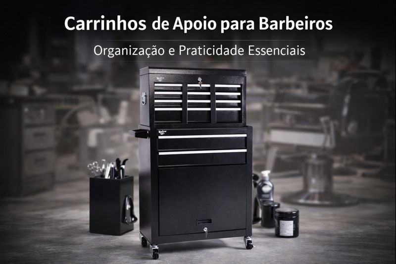 Carrinhos de apoio para barbeiros