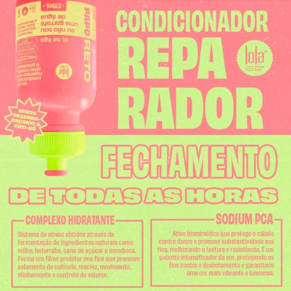 Papo Reto Condicionador 270ml 2