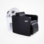 Rampa de Lavagem Elétrica Reclinável com spa capilar preto ITALOR