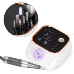Broca de unhas de 50 W para manicure e pedicure cor branca 45.000 rotações