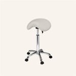 Naggura Saddle Stool (White)